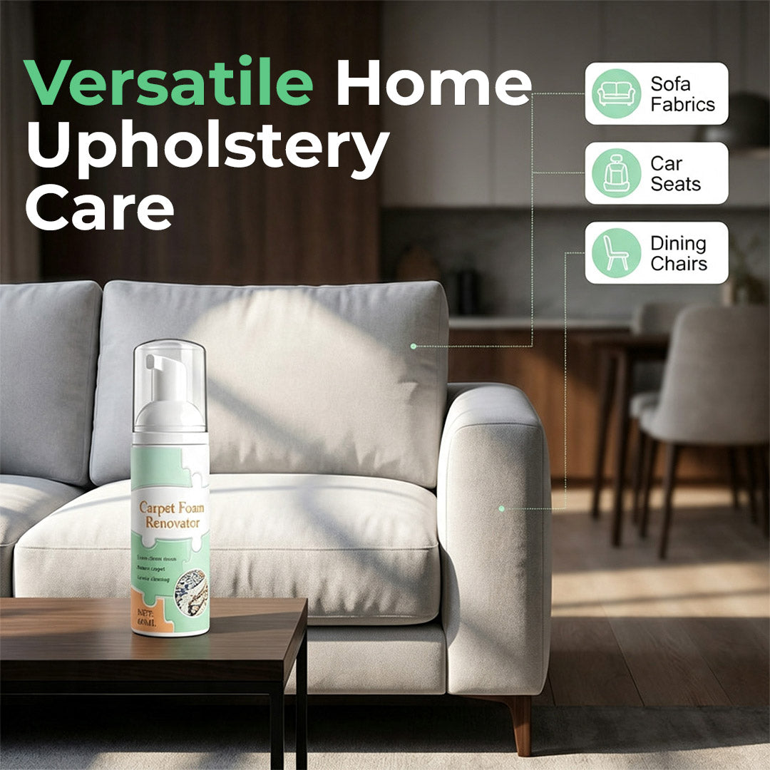 sweetce® No-Rinse Carpet & Upholstery Stain Remover with Towel