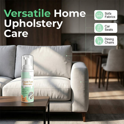 sweetce® No-Rinse Carpet & Upholstery Stain Remover with Towel